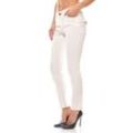 heine Regular-fit-Jeans Frauen Sommer-Jeans Hose Trend Jeans Damen Kurzgrößen Travel Couture Weiß