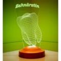 Geschenkelampe LED Nachttischlampe Dentist 3D Bürolicht Geschenk für Zahnarzt und Praxis