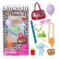 Barbie Puppenkleidung Weekend Mode Accessoires Set Barbie Mattel Zubehör für Puppe