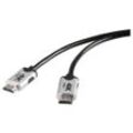 SpeaKa Professional Premium HDMI™-Kabel mit Ethernet 3 m 4k/Ultra-HD HDMI-Kabel