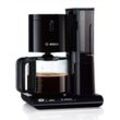 BOSCH Filterkaffeemaschine Styline TKA8013, 1,25l Kaffeekanne, Papierfilter 1x4, schwarz