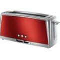 RUSSELL HOBBS Toaster Luna Solar Red 23250-56, 1 langer Schlitz, für 2 Scheiben, 1420 W, rot