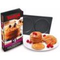 Tefal Pfannkuchenplatten XA8010, Aluminium, passend für Tefal SW852D Snack Collection, schwarz