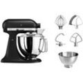 KitchenAid Küchenmaschine Küchenmaschine 5KSM175PSEBK GUSSEISEN SCHWARZ, 400 W, 4,8 l Schüssel, schwarz