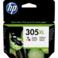 HP 305XL Tintenpatrone (Packung, original Druckerpatrone 305 cyan/magenta/yellow XL), bunt|gelb