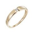 Firetti Diamantring Schmuck Geschenk Gold 375 Damenring Verlobungsring Goldring Solitär, mit Brillant, gelb|goldfarben|weiß