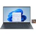 Asus Zenbook 14" Laptop, Full HD IPS Display, 8 GB RAM, Windows 11 Home, Business-Notebook (35,6 cm/14 Zoll, AMD Ryzen 9 5900HX, Radeon RX Vega 7, 512 GB SSD, UM425QA-KI231W), grau