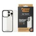 PanzerGlass™ ClearCase D30 Handy-Cover für Apple iPhone 15 Pro transparent, schwarz