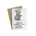 Mr. & Mrs. Panda Grußkarte Koala Münzen sammeln