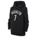 Brooklyn Nets Essential Nike NBA-Fleece-Hoodie für ältere Kinder - Schwarz