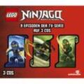 LEGO Ninjago Hörspielbox. Tl.2, 3 Audio-CDs,3 Audio-CD - Various (Hörbuch)