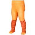 Playshoes - Strumpfhose NILPFERD in orange, Gr.50/56