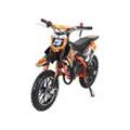 Kinder-Crossbike Gepard, Benzin-Kindermotorrad, 2-Takt-Motor, 49 ccm, ab 5 Jahren, Tuning-Kupplung (Orange)