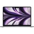 APPLE MacBook Air (2022), MLXW3D/A, Notebook mit 13,6 Zoll Display, Apple M2 Prozessor, 8 GB RAM, 256 SSD, M2, Space Grau