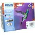 6 Epson Tinten C13T08074010 Multipack T0807 6-farbig