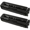 2 Alternativ Toner ersetzt HP CF400XD 201X schwarz