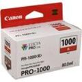 Canon Tinte 0554C001 PFI-1000R rot
