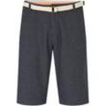 TOM TAILOR Herren Chino Bermuda Shorts, blau, Muster, Gr. 30