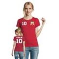 Blondie & Brownie T-Shirt Damen Iran 10 Fun Fan Sport Trikot Fußball Handball Weltmeister WM