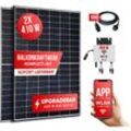 Balkonkraftwerk 820 w 800 W/600 w drosselbar Photovoltaik Solaranlage Steckerfertig wifi Smart