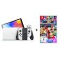 Nintendo Nintendo Switch Konsole OLED Weiß + Mario Kart 8 Deluxe Spiel (Bundle