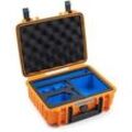 B&W International B&W Copter Case Typ 1000 für DJI Osmo Action 3 4,1 l - Orange