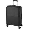 Reisekoffer d&n Travel Line 4000 Trolley 66 cm 4 Rollen 69 l - Schwarz