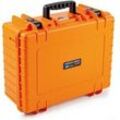 B&W International B&W Outdoor Case Typ 6000 Notfallkoffer mit variabler Facheinteilung 32,6 l - Orange