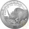 1 Kilogramm Silbermünze Giganten der Eiszeit - Wollnashorn 2021