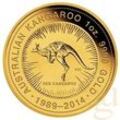 1 Unze Goldmünze Australien Känguru Sonderausgabe Jubiläum 25 Jahre 1989-2014