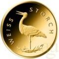 20 Euro Goldmünze Heimische Vögel - Weißstorch 2020 (F)