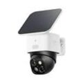 eufy SoloCam S340 - Dual Kamera Schwenk & Neige Outdoor Kamera - Weiß