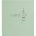 goldbuch Gästebuch "Bleibe", grün