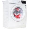 AEG Waschmaschine 6000 LR6A648, 8 kg, 1400 U/min, ProSense® Mengenautomatik​ - spart bis 40% Zeit, Wasser und Energie, weiß