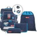 Step by Step® Schulranzen-Set "Sky Rocket", 5-teilig, blau