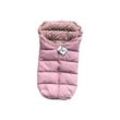 Cangaroo Fußsack Cuddle, für Kinderwagen Thermofleece wasserdicht Reißverschluss rosa