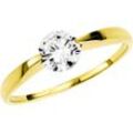 amor Damen Ring, 333er Gelbgold, gold, 60