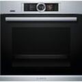 BOSCH Einbau-Backofen "HRG 6769S6", Dampfunterstützung, silber