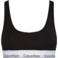 Calvin Klein Modern Cotton Bustier, Logo, für Damen, schwarz, M