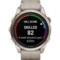 GARMIN® Touchscreen-Smartwatch FĒNIX® 7S PRO - SAPPHIRE SOLAR "010-02776", beige, 99