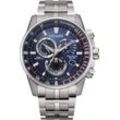 CITIZEN® Herren Funk Chronograph "CB5880-54L", silber, OS