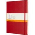 MOLESKINE® Notizbuch, liniert, fester Einband, rot