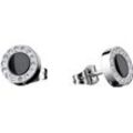 BERING Damen Ohrstecker "Ceramic Link BE.707160", Edelstahl, silber