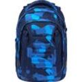 Satch Schulrucksack "match Troublemaker", blau