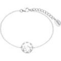 s.Oliver Damen Armband "2025615", 925er Silber, grau, 19