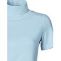 Damen Rollkragen-Shirt in bleu ,Größe 50, Witt Weiden, 95% Baumwolle, 5% Elasthan