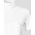 Damen Rollkragen-Shirt in weiß ,Größe 50, Witt Weiden, 95% Baumwolle, 5% Elasthan