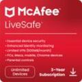 McAfee LiveSafe - Unbegrenzte Anzahl von Geräten – 3-Jahres-Abonnement