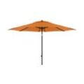 Hartman Sophie + Parasol Sonnenschirm 300 cm Polyester ohne Fuß Carbon Black/Indian Orange