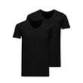 JACBASIC V-NECK TEE 2PK Herren T-Shirt